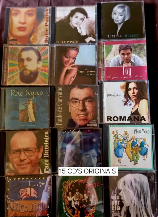 34 CD'S Originais Novos + 20 Singles de Oferta