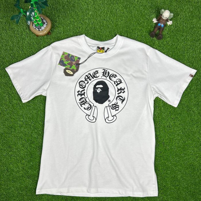 Футболка бейп хром хартс Л ХЛ‼️ЗНИЖКА‼️ bape chrome harts