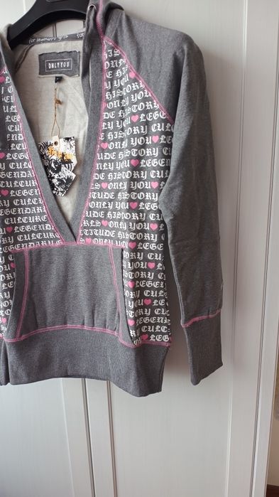 Nowa bluza bawełniana dresowa Only L