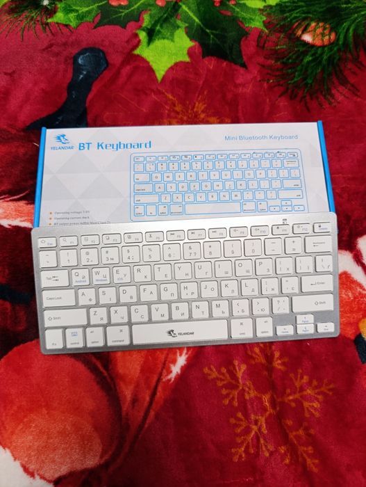 Безпровідна блютуз клавіатура бездротова беспроводная клавиатура
