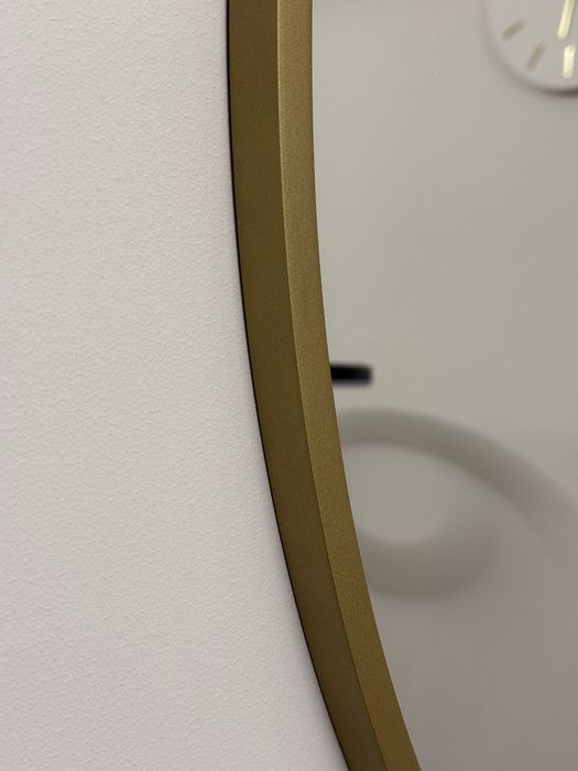 Lustro okrągłe 100cm w złotej ramie / producent : ALFARAM