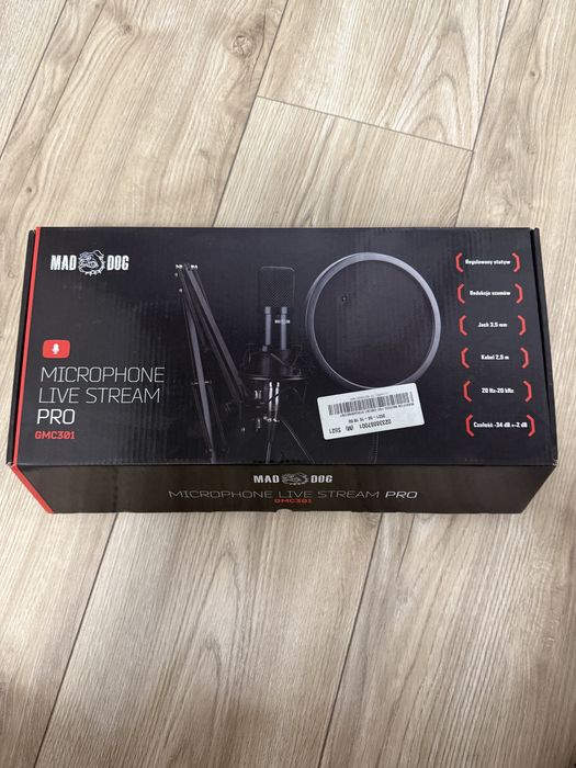 mikrofon mas dog live stream pro gmc301