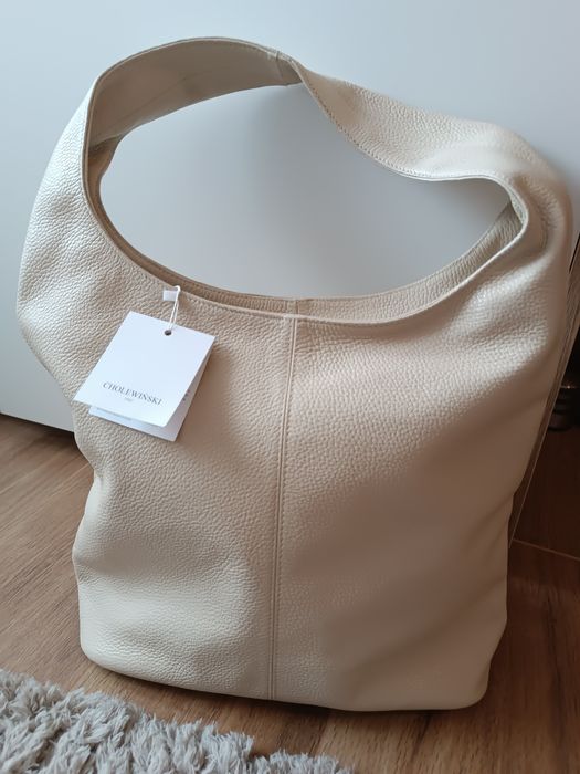 Torebka shopper bag włoska skóra Cholewiński