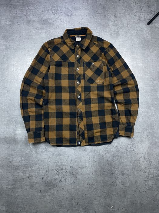 Koszula flanelowa w kratkę Rab kurtka koszulowa klasyczna