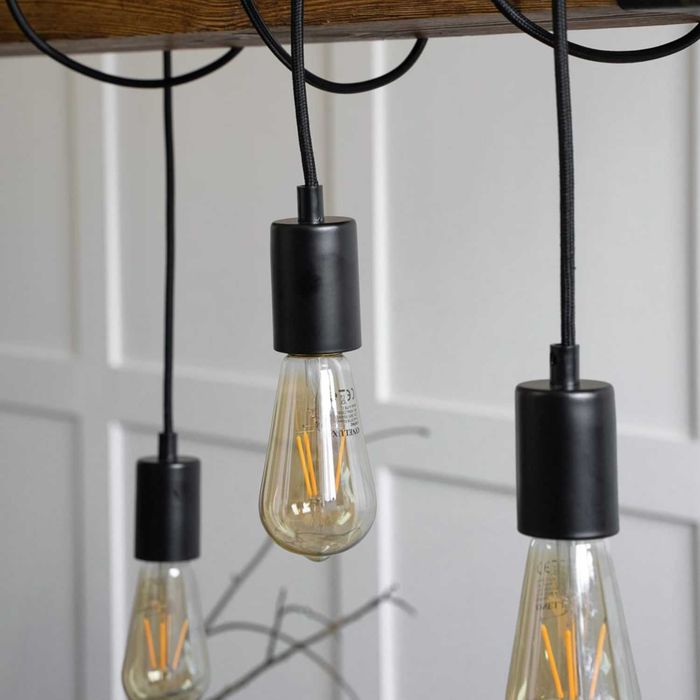 Lampa sufitowa w stylu wiejskim - belka Classic