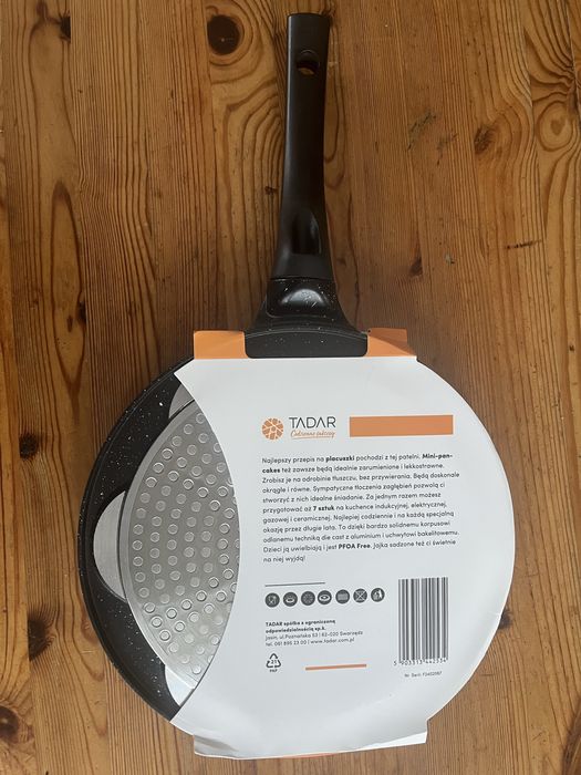 Tadar marmurowa patelnia do jajek i placuszków Marble 26 cm