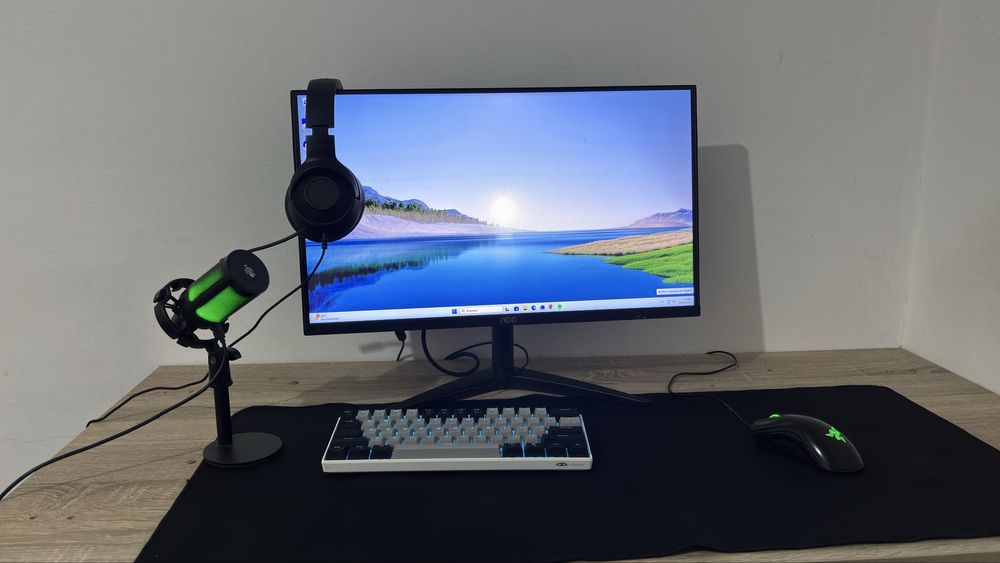 Setup gamer com tudo