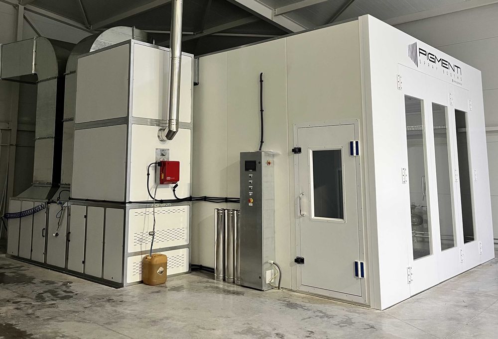 Zespół agregatów do kabiny lakierniczej nagrzewnica wentylator palnik