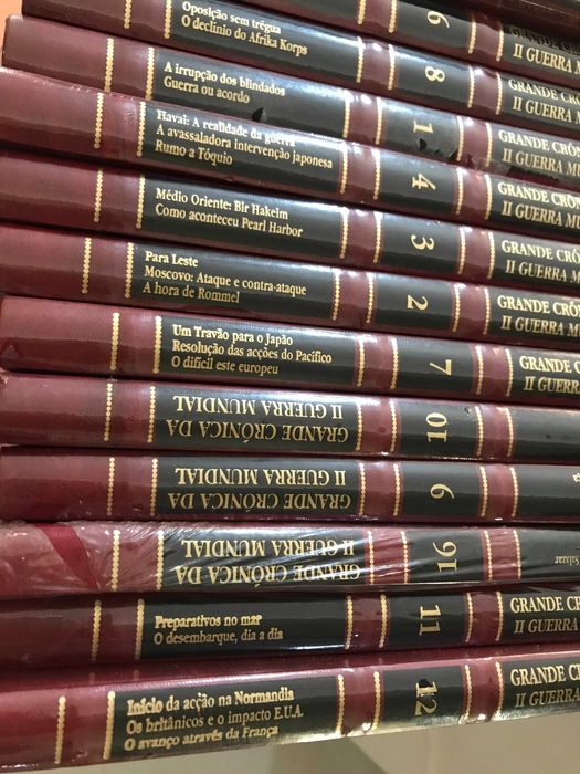 coleção Grande crónica da II guerra mundial- 16 llivros