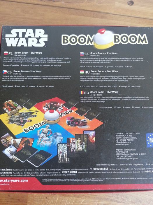 Boom boom Star Wars, gra Trefl