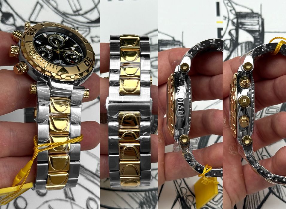 Годинник Invicta 25803 Subaqua Noma I 47 mm. Gold Swiss 200 MT.