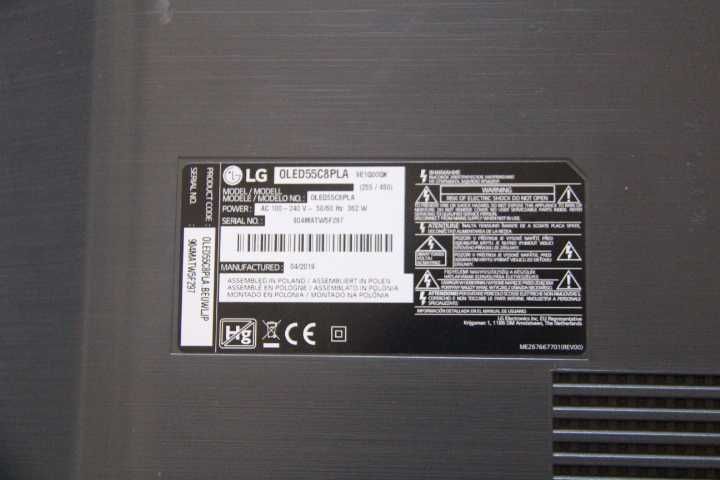 TV LG OLED55C8PLA – Ver descrição