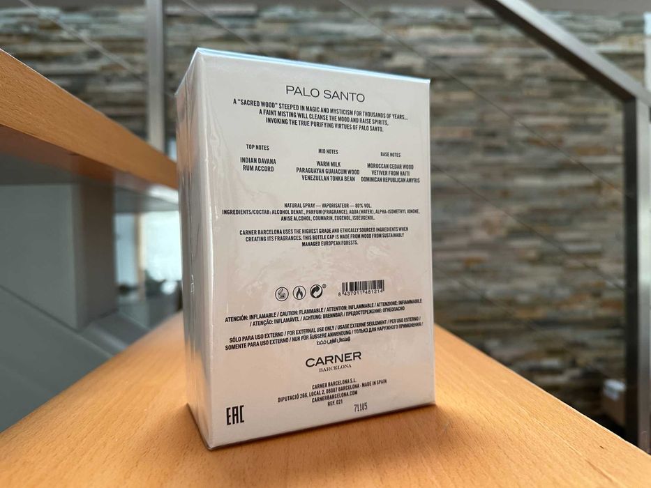 Carner Barcelona - Palo Santo Eau De Parfum 100ml