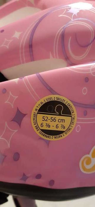 (Novo) Capacete Rosa da Decathlon para criança