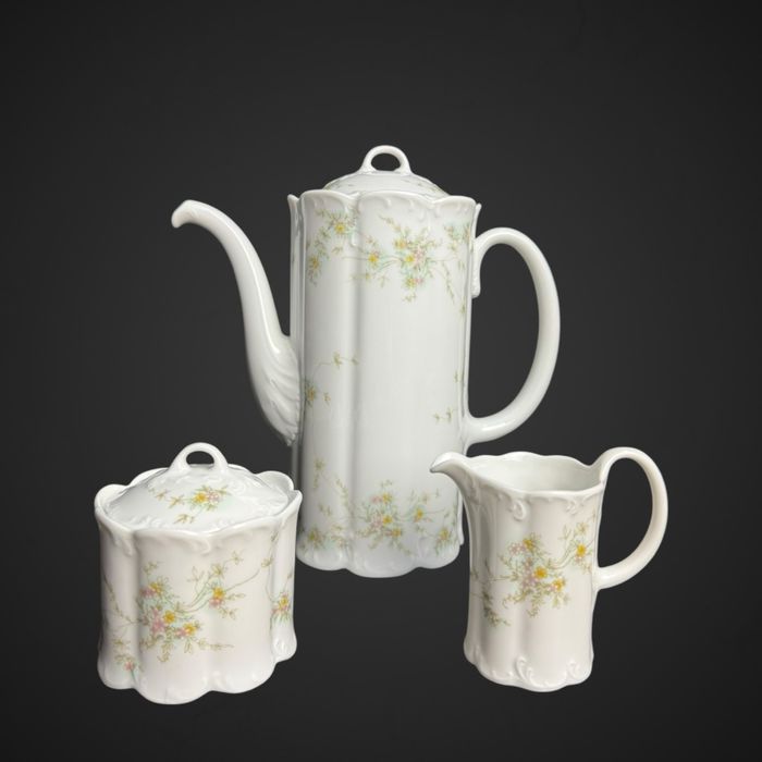 Serwis kawowy rosenthal monbijou grune ranke dla 6 osób B5/050305