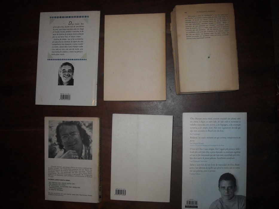 Livros Garcia Marquez, Aleixo, Buarque, Steiner, Latil, S. Tome