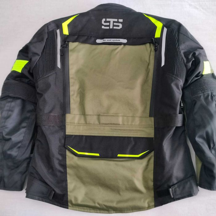 Casaco trail adv 2 em 1 c/proteções 3 camadas inverno/verão mota novo