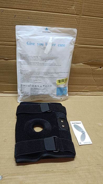 Sportout Bandaż na kolana, ze zdejmowanymi aluminiowymi zawiasami r.M