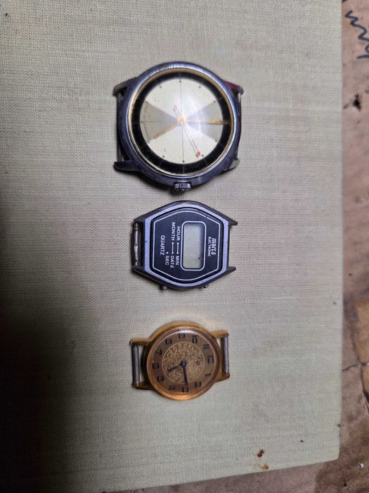 Zestaw zegarków staroć komplet