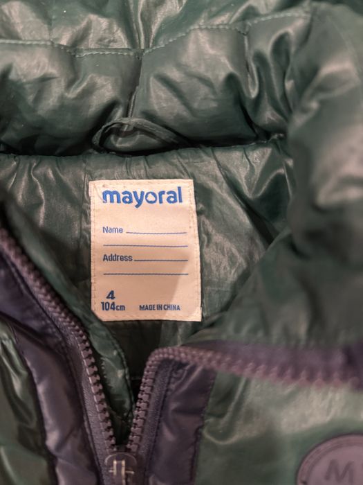 Mayoral зимова куртка на флісі