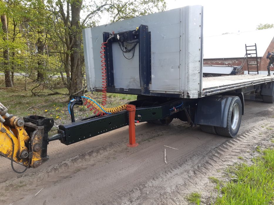 Wózek dolly wuzek doli dyszel naczepa wanna zaczep kiper