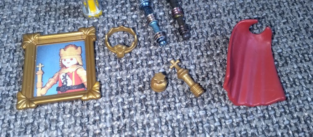 Trono e acessórios rei Playmobil