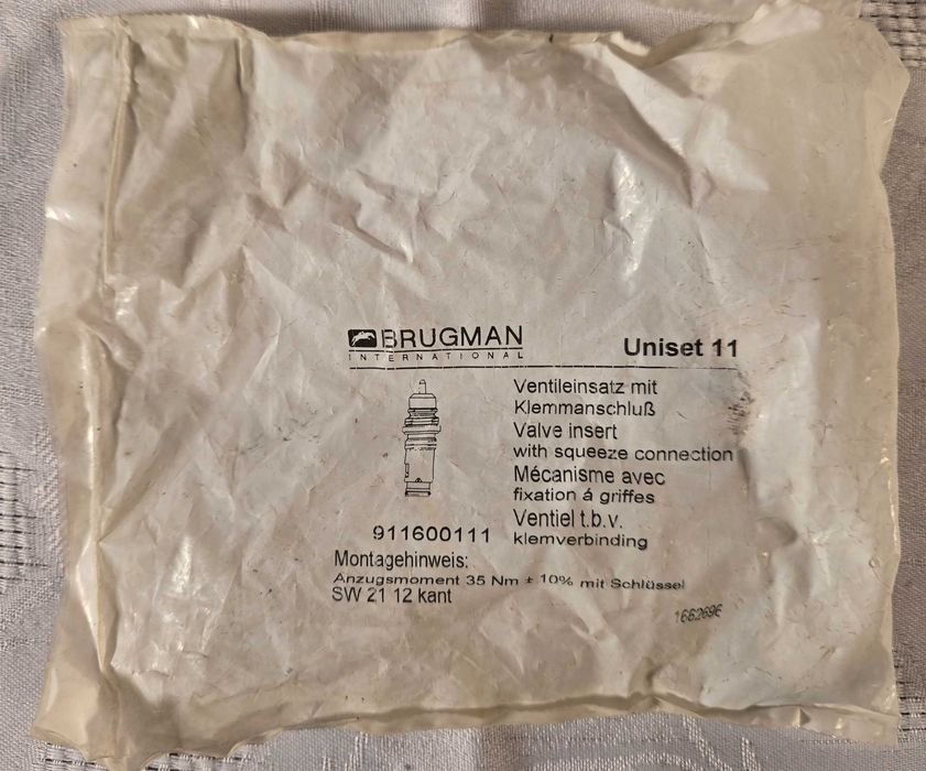 Brugmann Uniset 11 wkladka termostatyczna