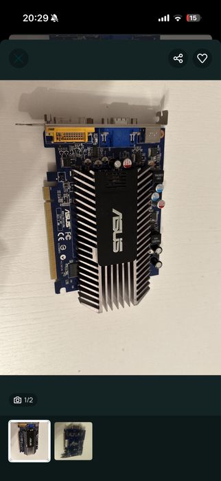 Retro Karta Graficzna ASUS EN8400GS Silent/HTP/512M AGP/PCI-e