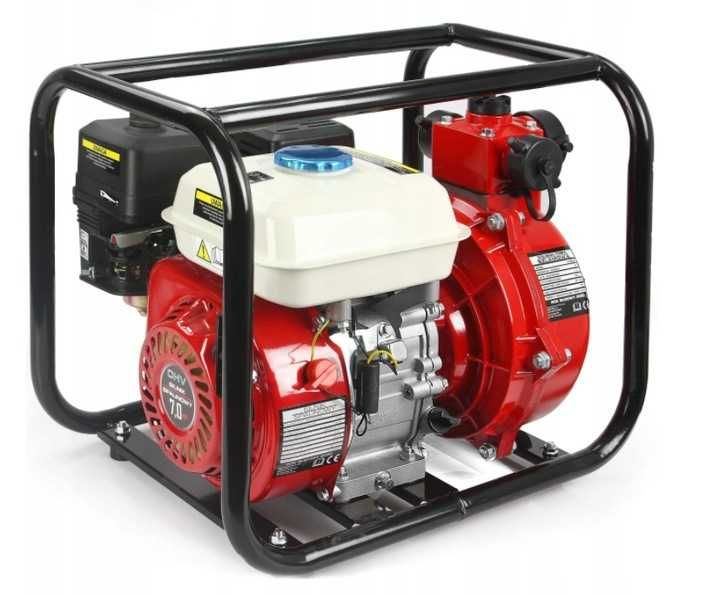 POMPA SPALINOWA CIŚNIENIOWA 2" 25m3/h, DZIAŁKO zraszacz polowy, węże