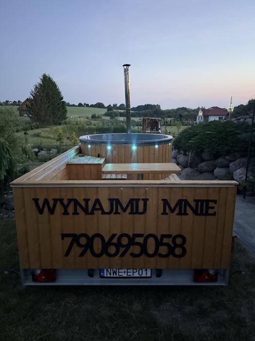 Mobilna Balia do wynajęcia / relaks na kółkach moblina sauna