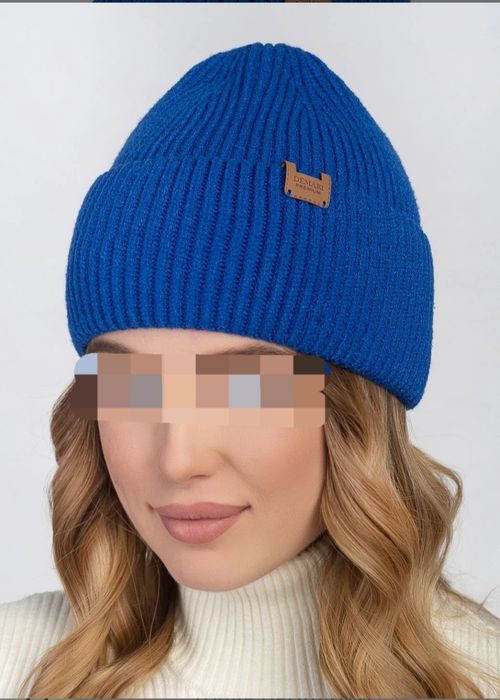 Шапка бини на худое лицо, новая