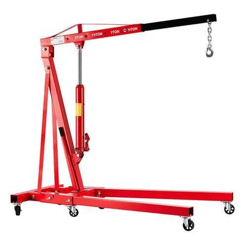 Кран-знімач двигуна гідравлічний підкатний 2 т INTERTOOL GT0808