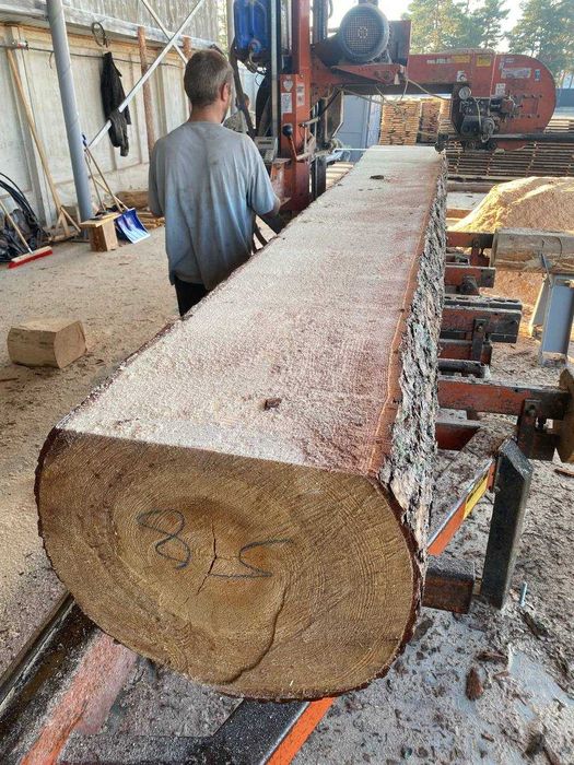 Дошка соснова суха необрізна. СТОЛЯРНА.