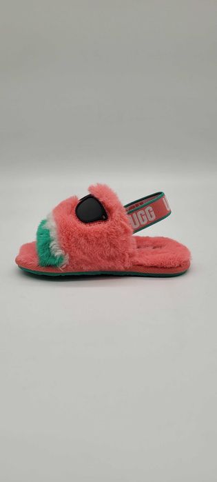 Дитячі капці-босоніжки UGG Fluff Flip Flop «Кавунчик»