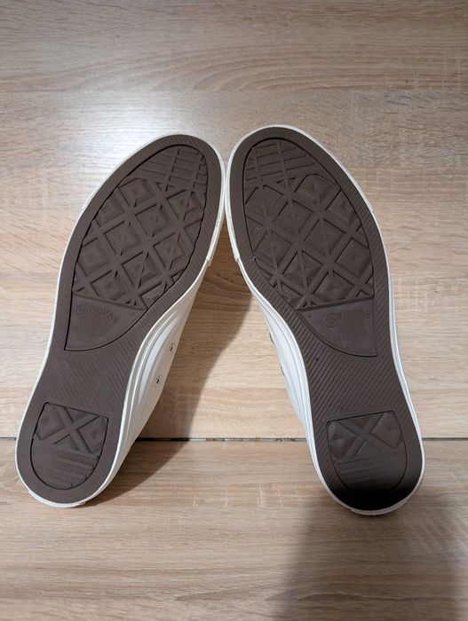 Кожаные высокие кеды Converse, размер 42,5 (27,5 см)