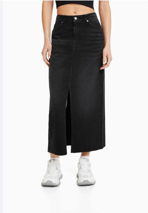 Джинсова спідниця bershka