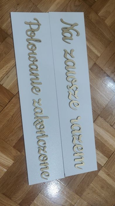 Tablice rejestracyjne ślubne wesele