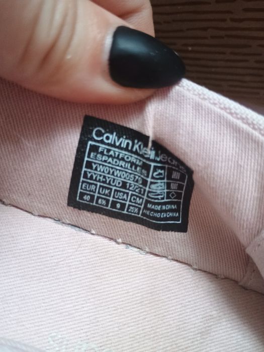 Espadryle Calvin Klein 40