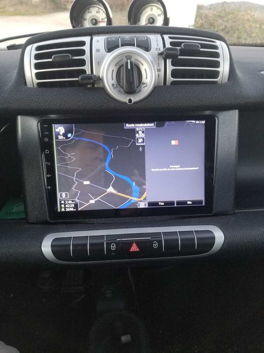 *(NOVO) Auto Rádio 9' SMART 2010 a 2015 | GPS ANDROID BT USB APPS WIFI | CARPLAY • ANDROID AUTO