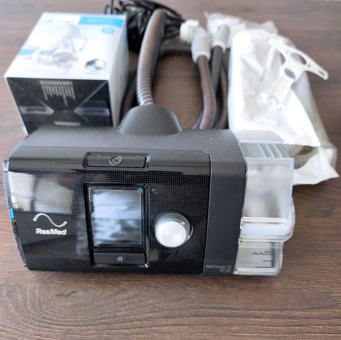 Aparat bezdech CPAP Resmed z nawilżaczem  torba 30 h