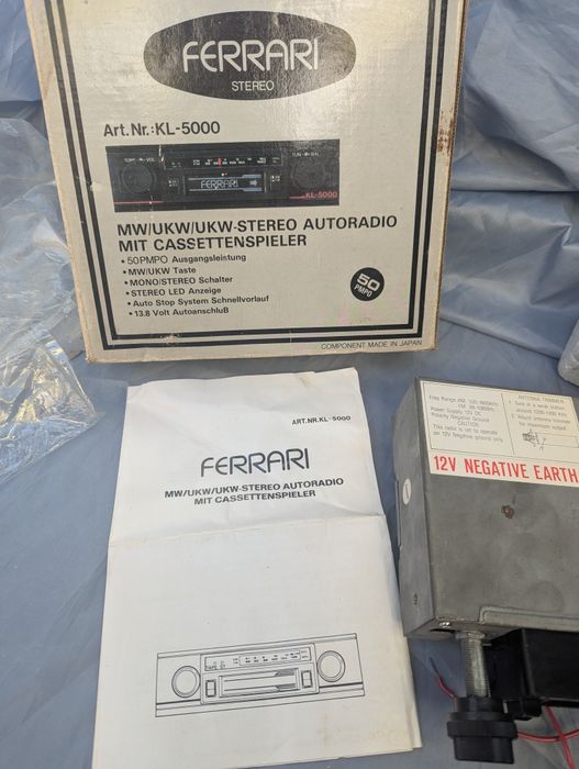 Автомагнітола касетна Ferrari KL-5000, стерео