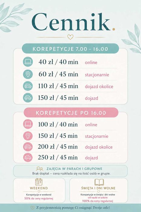 Matematyka Korepetycje