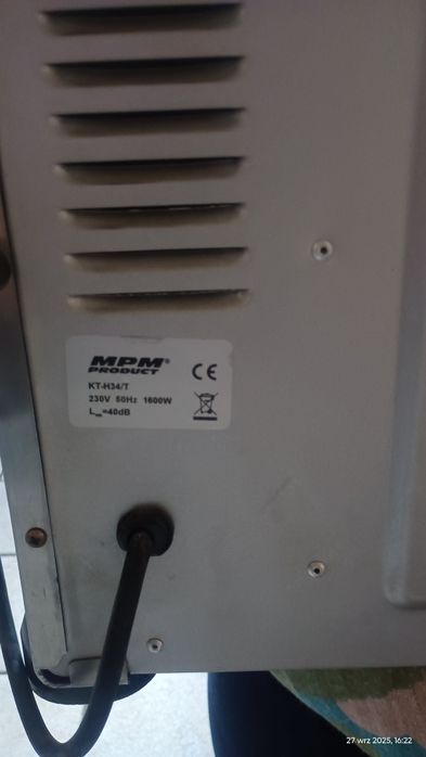 Piekarnik termoobieg