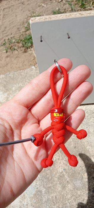Porta-chaves paracord Ninjago kai