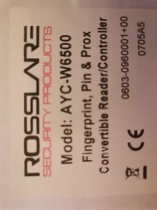 Rosslare Time Clock, PIN, and Proximity Reader64751576473602124