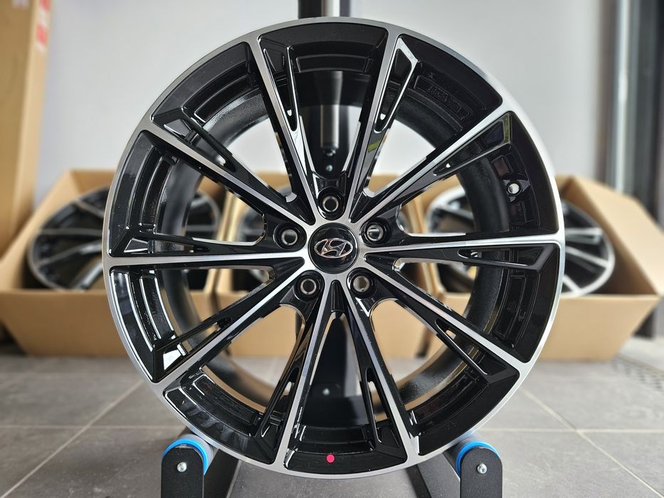 Hyundai 17 " Nowe 5x114,3 Tucson i40 Kona i30 Veloster Elantra Czarne