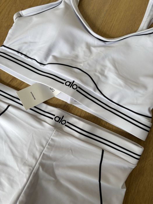 Alo Yoga komplet sportowy – legginsy + top r. M nowe z metką
