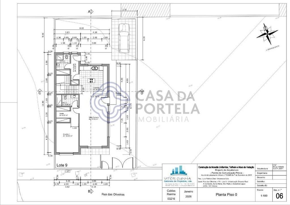 Moradia T3 independente com garagem na A-da-Gorda