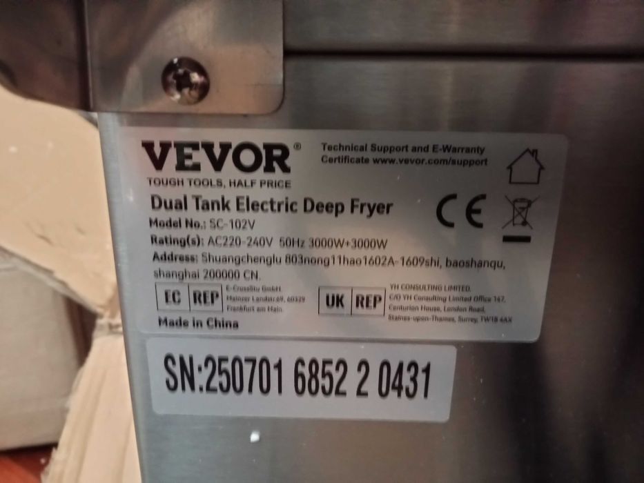 Fritadeira Industrial 320€. Oportunidade