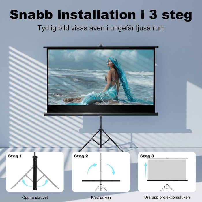 Nowy ekran projekcyjny /projektor / VISULAPEX /kino/ 60" / 16:9 !K111!